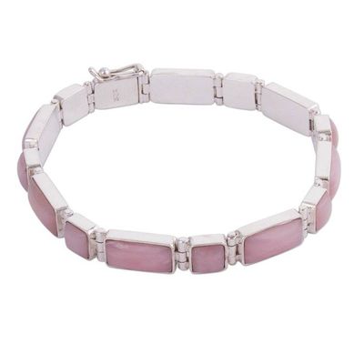 Alternate image for Pink Opal Link Bracelet Sweetheart