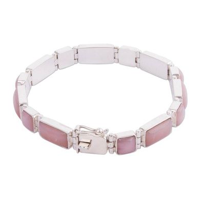 Alternate image for Pink Opal Link Bracelet Sweetheart