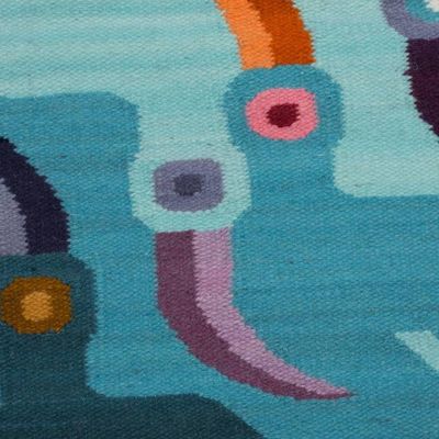 Alternate image for Wool tapestry Lilac Toucans