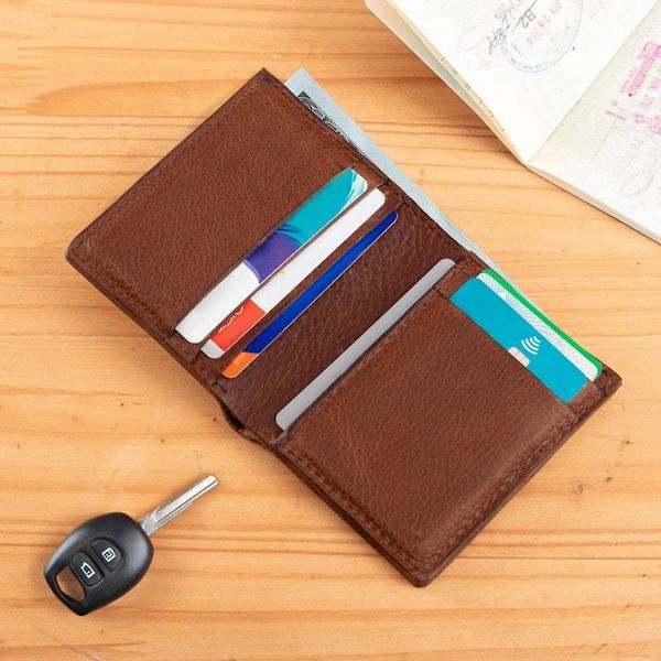 Alternate image for Espresso Brown 100 Leather Mens Bi-Fold Wallet from Peru Classic Espresso
