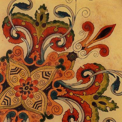 Alternate image for Handcrafted Glass Serving Tray Golden Era