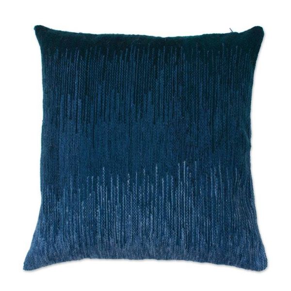 Alternate image for Hand Woven Blue Wool Cushion Cover from Peru Pacific Vibes
