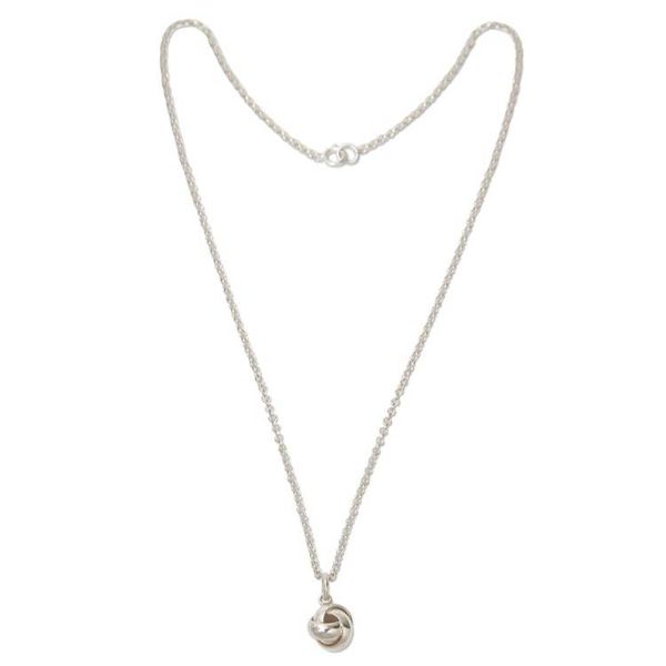 Alternate image for Modern Sterling Pendant Necklace Love Me Knot