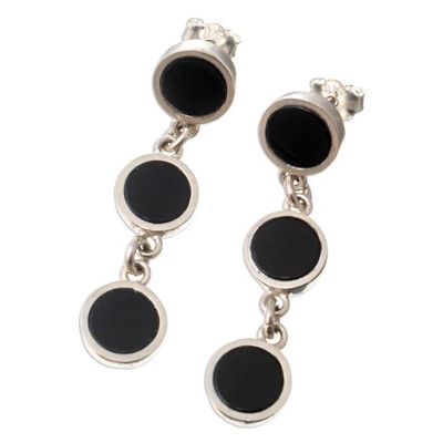Alternate image for Sterling and Onyx Earrings Midnight Soiree