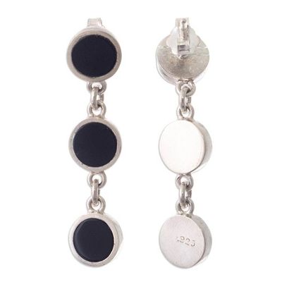 Alternate image for Sterling and Onyx Earrings Midnight Soiree