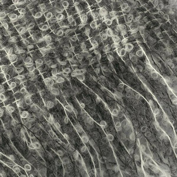 Alternate image for Hand Woven Grey Boucle Alpaca Blend Throw from Peru Cozy Grey