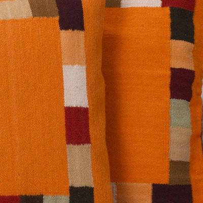 Alternate image for Wool cushion covers Pair Gate to the Sun