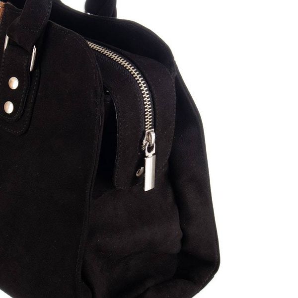 Alternate image for Cotton Handle Bag with Hand-Woven Inca-Themed Wool Accent Midnight Chic