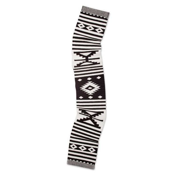 Alternate image for Black and Alabaster Geometric Striped Table Runner from Peru Geometric Illusion