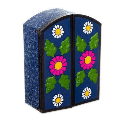 Alternate image for Peruvian Day of the Dead Style Hand-Painted Ceramic Retablo Afterlife Love
