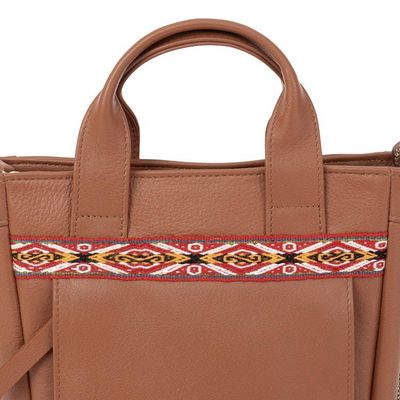 Alternate image for Versatile 100 Leather Sling with Woven Adjustable Strap Ancient Roads