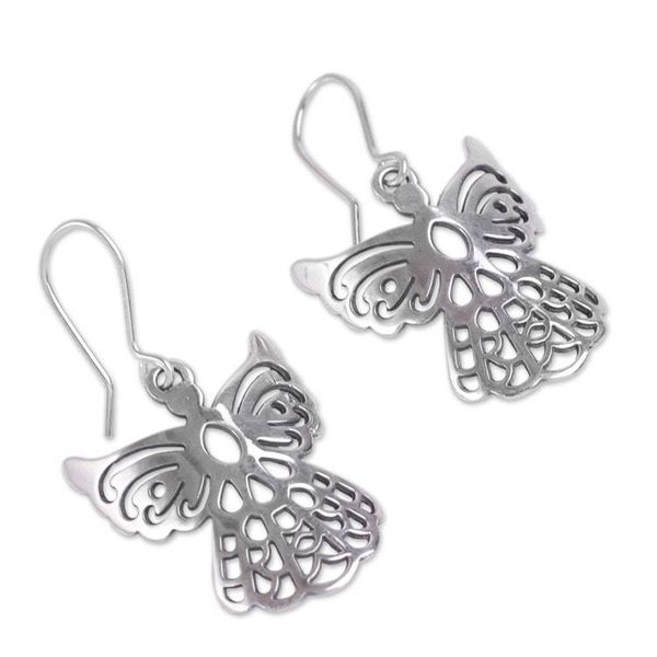 Alternate image for Angelic Sterling Silver Earrings in Openwork Jewelry Cajamarca Angels