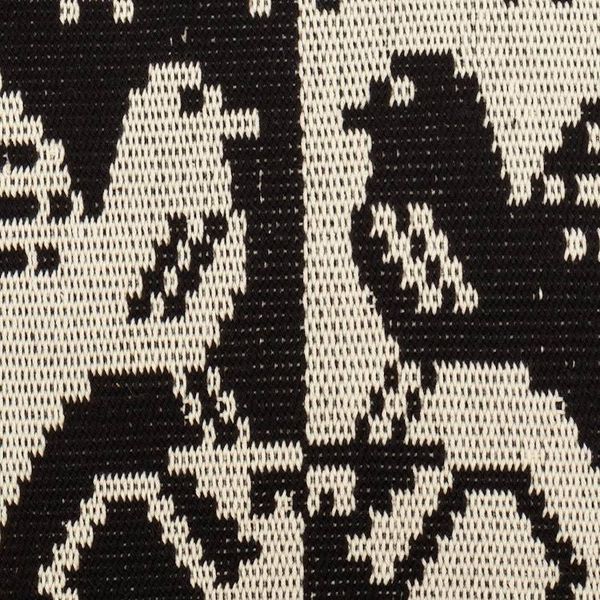 Alternate image for Two-Tone Cotton Blend Bird Cushion Cover Hand-Woven in Peru Birds in Black