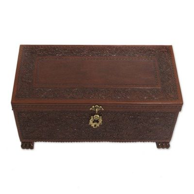 Alternate image for Cedar and leather chest Colonial Days