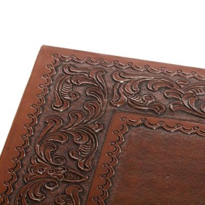 Alternate image for Cedar and leather chest Colonial Days