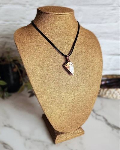 Alternate image for Christmas Dish Copper Wire Wrapped Pendant