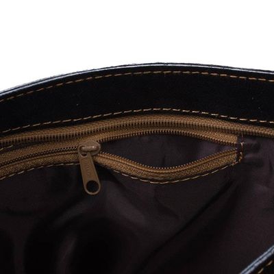 Alternate image for Black and Brown Suede Laser Cut Sun Motif Sling Mesmerizing Sun