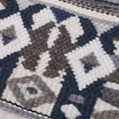 Alternate image for Handwoven Wool Tapestry in Brown from Peru Andean Steps