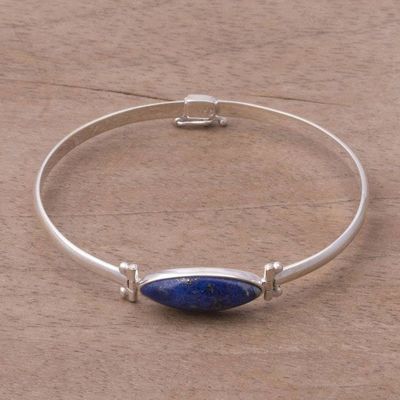 Primary image for Lapis Lazuli and Sterling Silver Bracelet from Peru Eternal Gaze