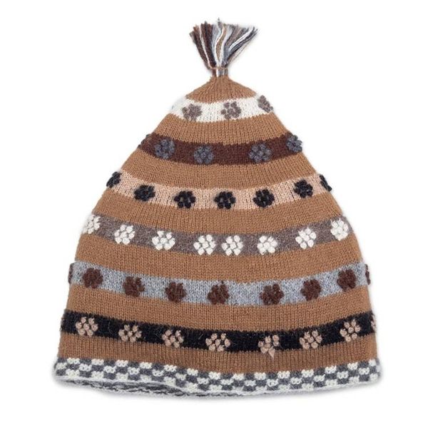 Alternate image for Hand Knit 100 Baby Alpaca Hat Roots Inspiration