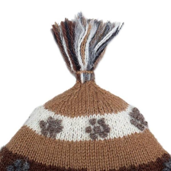 Alternate image for Hand Knit 100 Baby Alpaca Hat Roots Inspiration