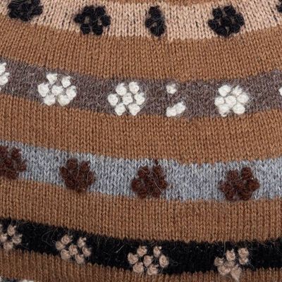 Alternate image for Hand Knit 100 Baby Alpaca Hat Roots Inspiration