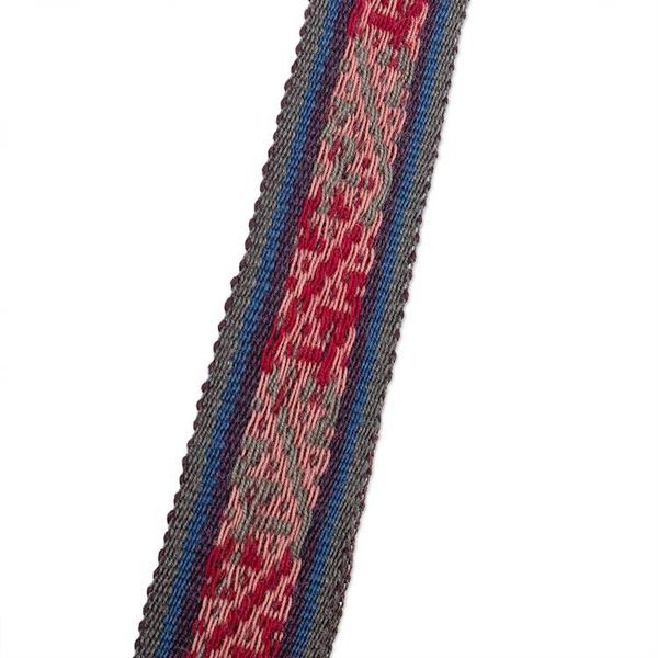 Alternate image for Handloomed Alpaca Blend Shoulder Bag Pisac Magenta