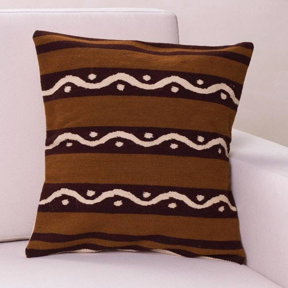 Wool cushion cover 'Seeds'