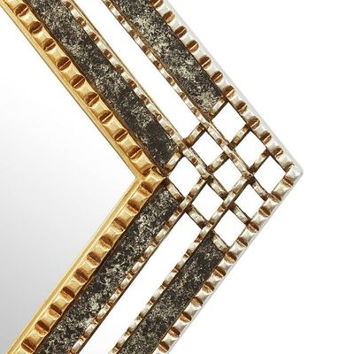 Alternate image for Diamond-Shaped Wall Accent Mirror Diamond Drama