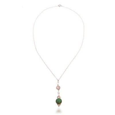 Alternate image for Andean Opal Cultured Pearl Sterling Silver Pendant Necklace Andean Harmony