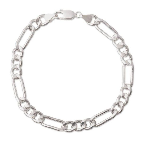 Alternate image for Sterling Silver Long and Short Link Chain Bracelet San Borja Links
