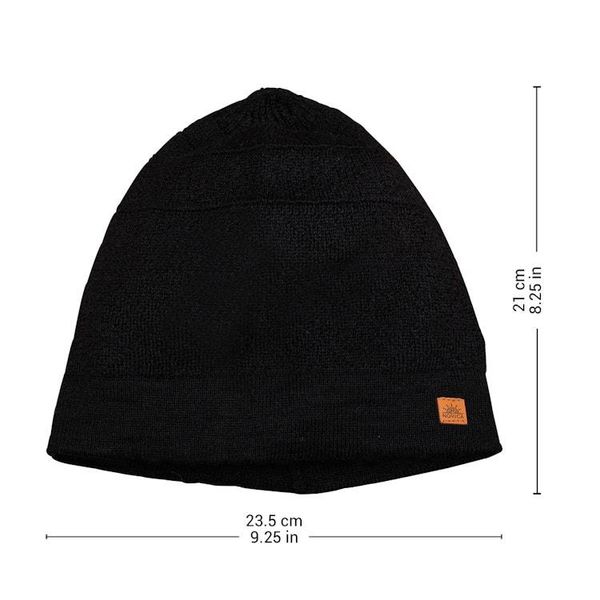 Alternate image for Unisex Soft Alpaca Blend Knit Hat in Onyx Black Onyx Minds