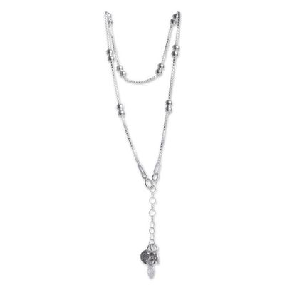Alternate image for Sterling Silver Anklet with Adjustable Length from Peru Equinox