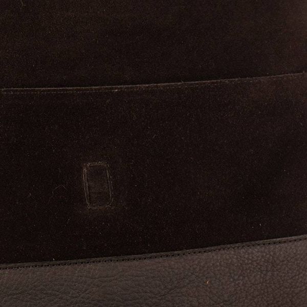 Alternate image for Black Suede and Leather Sling Bag with Adjustable Straps All Around Town