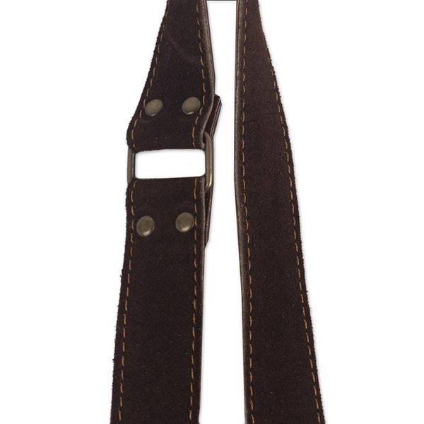 Alternate image for Handcrafted Suede Sling in Coffee from Peru Lively Spiral in Coffee