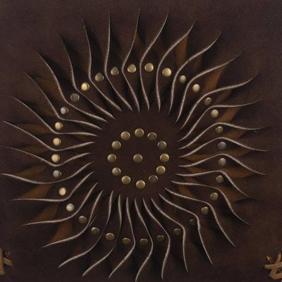Alternate image for Handcrafted Suede Sling in Coffee from Peru Lively Spiral in Coffee