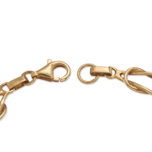 Alternate image for High-Polished Modern 18k Gold-Plated Link Bracelet from Peru Radiant Links