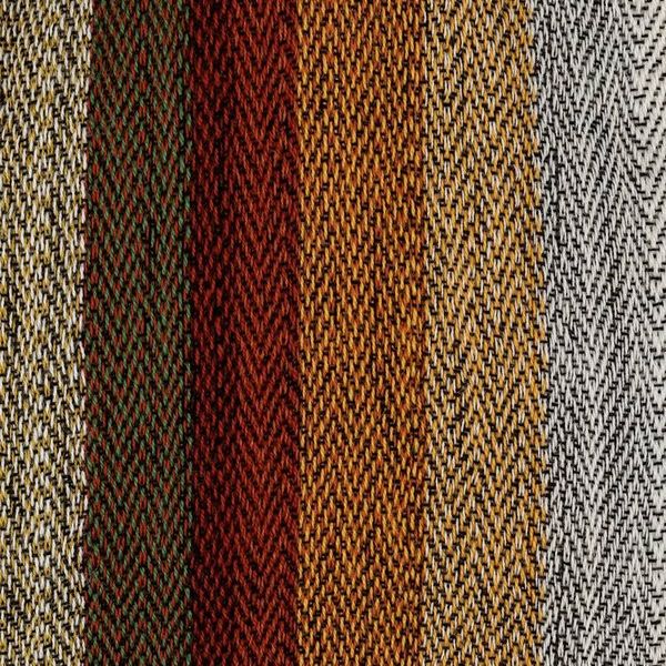 Alternate image for Multicolored Striped Scarf Hand-woven with 100 Alpaca Eucalyptus Forest