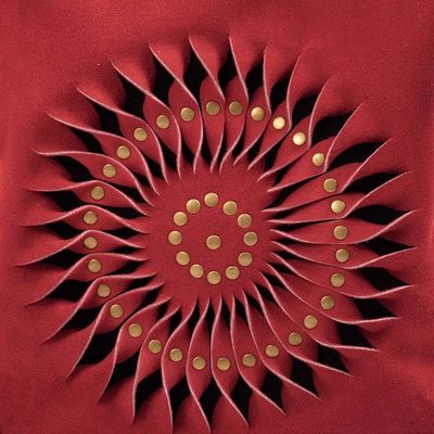 Alternate image for Suede Shoulder Bag in Red with Adjustable Strap from Peru Warm Spiral