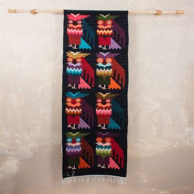 Alternate image for Wool tapestry Night Owls