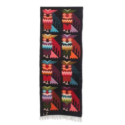 Alternate image for Wool tapestry Night Owls
