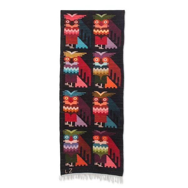 Alternate image for Wool tapestry Night Owls