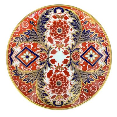 Alternate image for Antique Royal Crown Derby Imari China Earrings, Broken China Jewelry Gift for Her