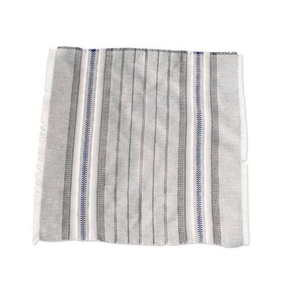 Alternate image for Handmade Cotton Napkins Set of 6 Culinary Inspiration in Grey