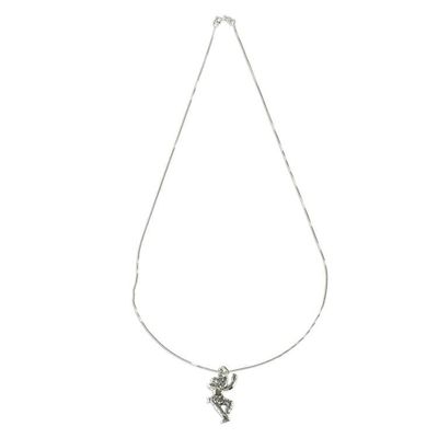 Alternate image for Museum Replica Sterling Silver Mayan Jaguar Dancer Necklace Jaguar Dancer