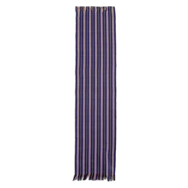 Alternate image for Handloomed Cotton Table Runner Solola Blue