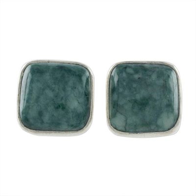 Alternate image for Jade Jewelry Artisan Crafted Earrings Life Divine