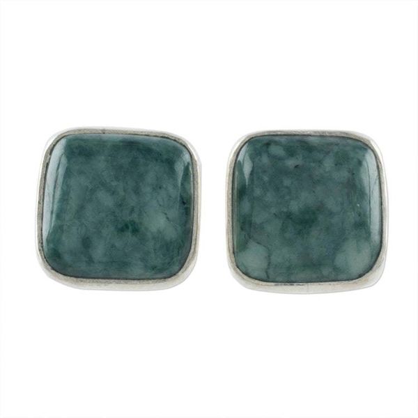 Alternate image for Jade Jewelry Artisan Crafted Earrings Life Divine