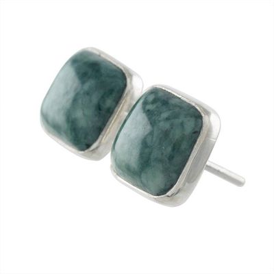 Alternate image for Jade Jewelry Artisan Crafted Earrings Life Divine