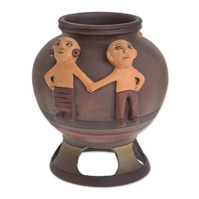 Alternate image for Pre-Hispanic Ceramic Decorative Vase from Nicaragua Union of Cultures
